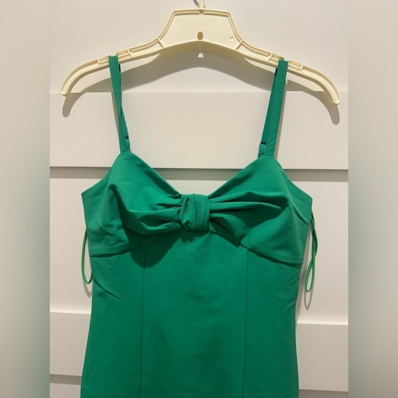 cinq a sept NWT MIDI ERICA DRESS Green SZ 0 ✨🔥🔥 - Picture 9 of 9